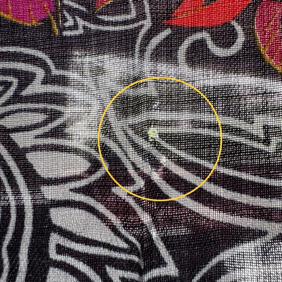 Yves Saint Laurent Wool Shawl Vintage YSL Rose Print - Picture 15 of 15